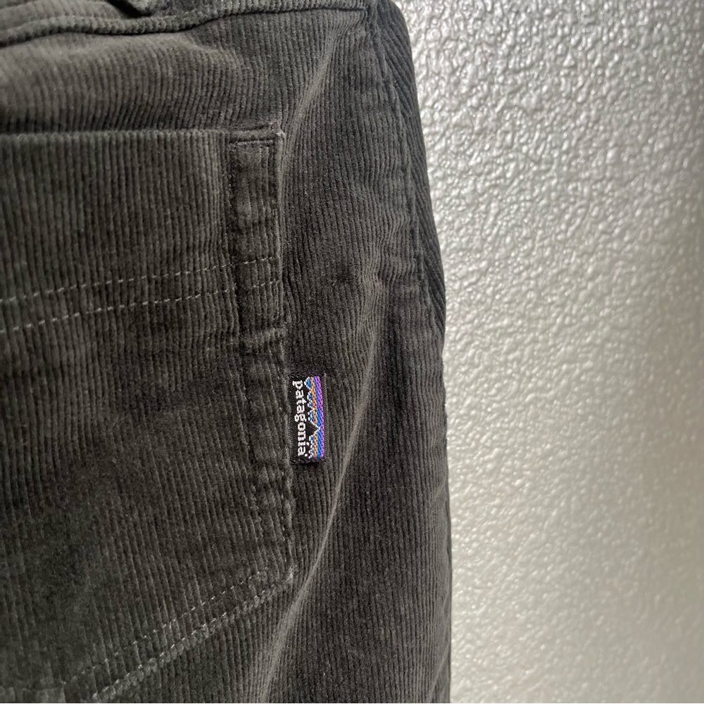 Patagonia Organic Cotton Corduroy Skirt Rockwall Dark Gray Women’s Size 8 - Picture 4 of 5